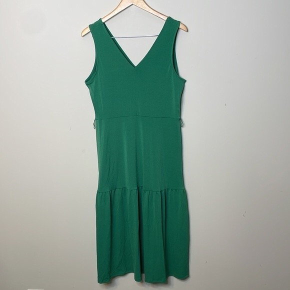 Banana Republic Sleeveless Tiered Midi Dress Medium - Picture 6 of 8